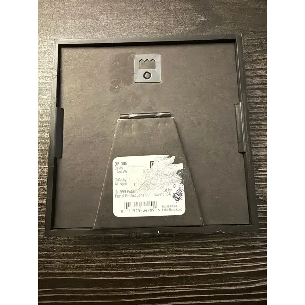 6/$25 Vintage “I am Woman..” Shadow Box Photo Frame
